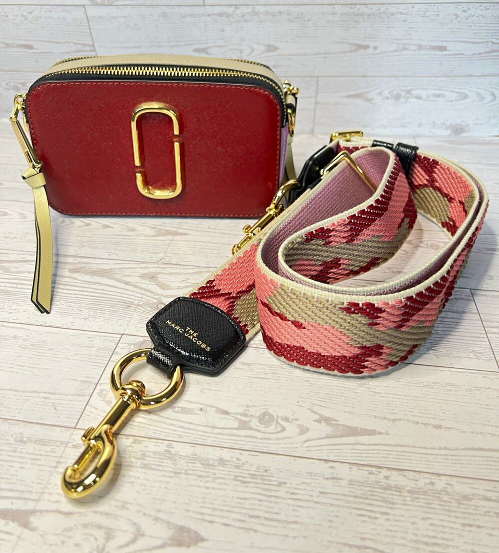 Marc Jacobs Snapshot Double Zip Colorblock Crossbody Bag w/Detachable Strap $328